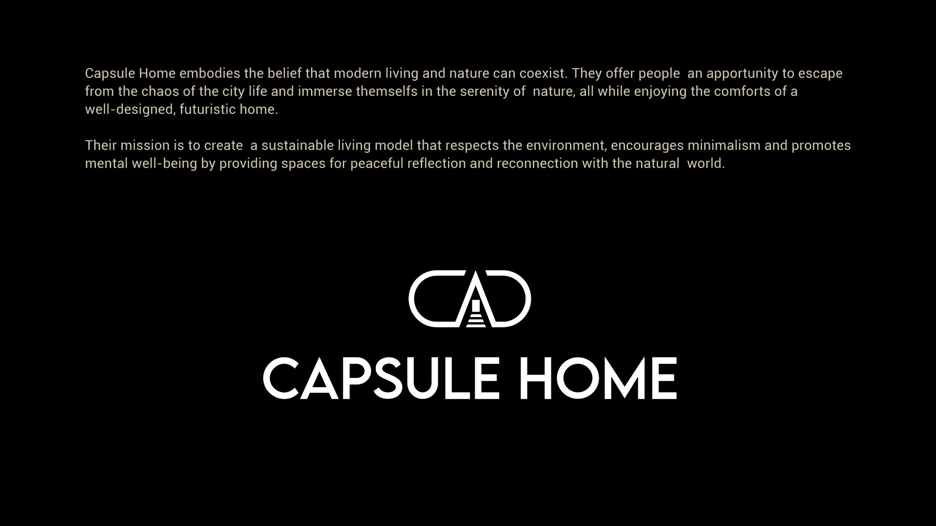 Capsule Home Modern Branding 
